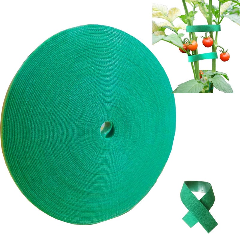 BGCLOUD Store Plant Ties,1/2" 66ft Reusable Plant Tape Adjustable Garden Ties for Supporting Plants Tomatoes Climbing Planters Effective Growing - Image 1